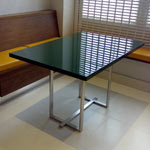 Stainless Steel with Green Laque Top