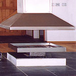 Boathouse fireplace
