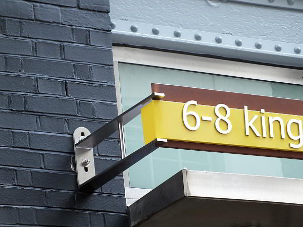 Laser cut Stainless Steel, Corten Steel and powder coated aluminium  signage